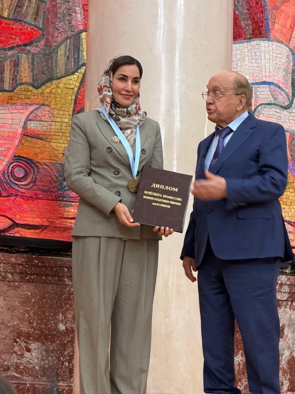 МГУ присвоил Её Высочеству доктору Моне бинт Фахд Аль Саид звание почётного профессора - 2